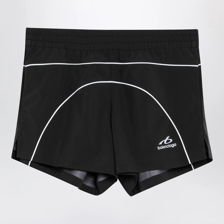 Balenciaga - Techwear shorts in black technical fabric
