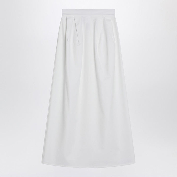 Skirts 44 Max Mara Wide white gabardine skirt Brand