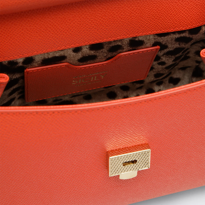 Dolce&amp;Gabbana - Medium orange Sicily handbag