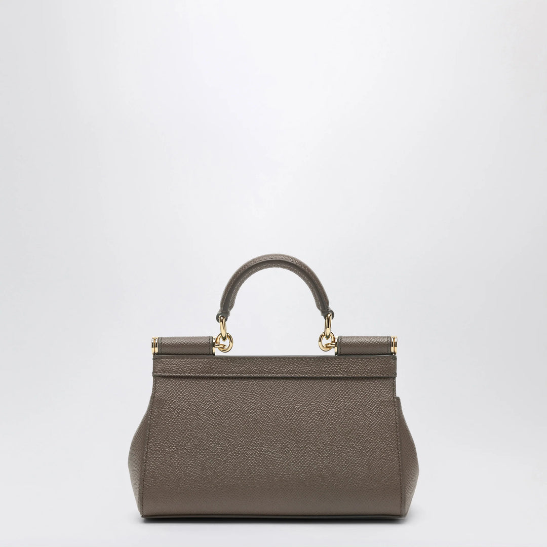 Dolce&amp;Gabbana - Small Sicily handbag in mud brown