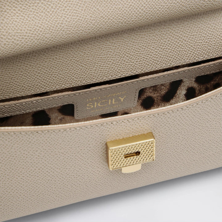 Dolce&amp;Gabbana - Small Sicily top-handle bag in blush pink