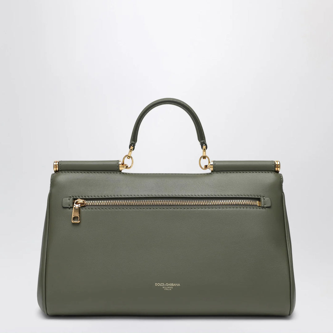 Dolce&amp;Gabbana - My Sicily handbag in military green leather