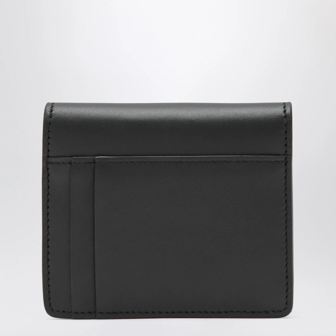 Dolce&amp;Gabbana - Black leather wallet with DG logo