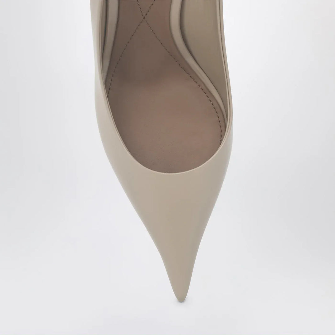 Dolce&amp;Gabbana - Beige calfskin décolleté devotion