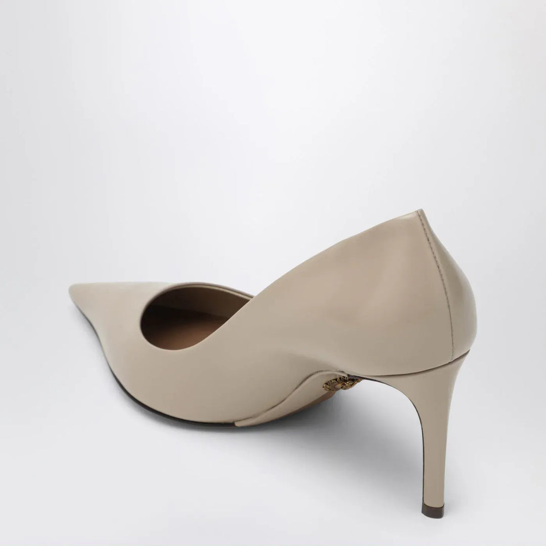 Dolce&amp;Gabbana - Beige calfskin décolleté devotion