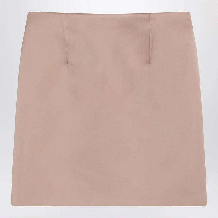 Chloé - Short pink satin pencil skirt Brand Skirts
