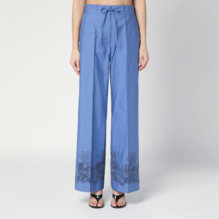 P.A.R.O.S.H. - Embroidered cotton pants
