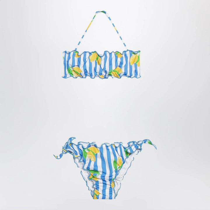 MC2 Saint Barth - Striped Bikini with Lemon Print