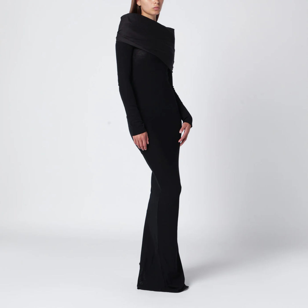 Entire Studios - Black long wool dress