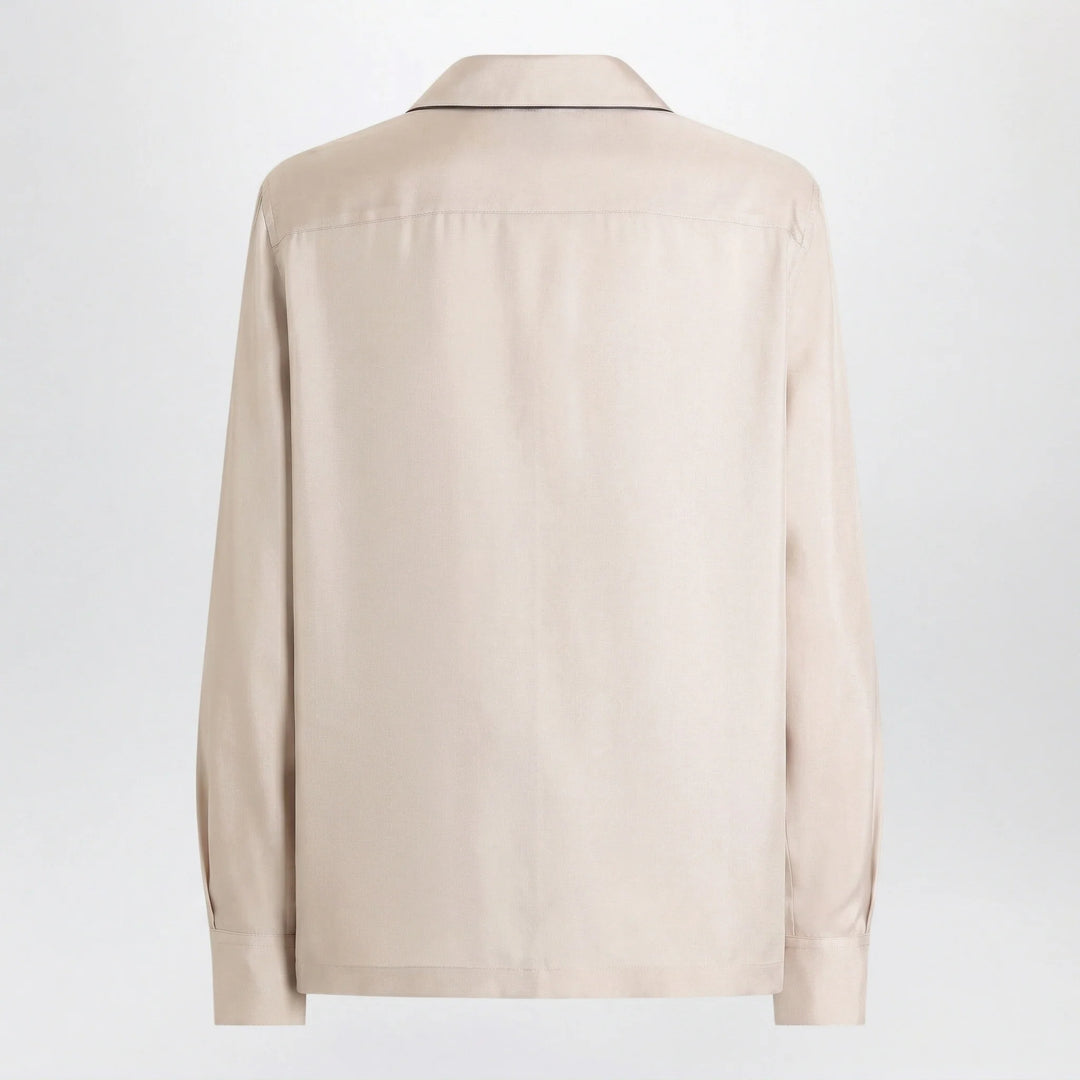 Dolce&amp;Gabbana - Silk shirt with embroidery