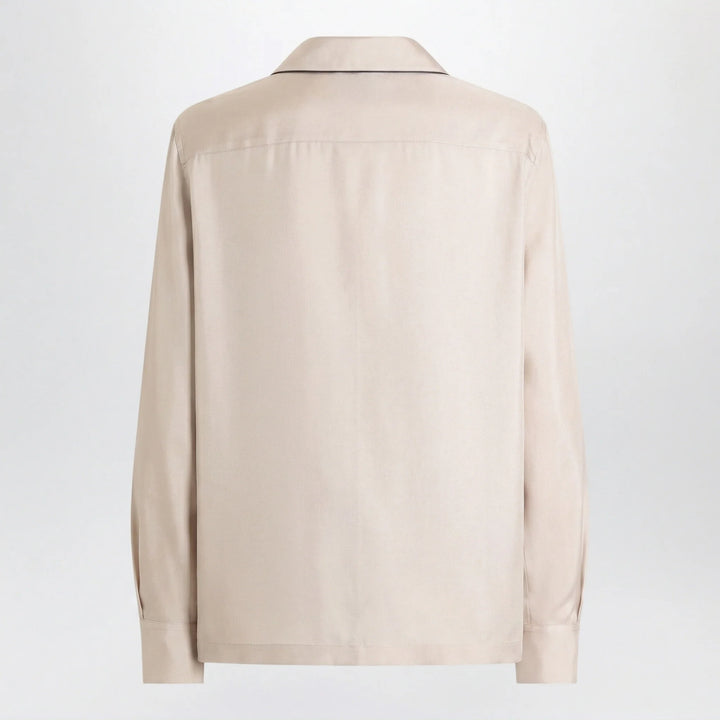 Dolce&amp;Gabbana - Silk shirt with embroidery
