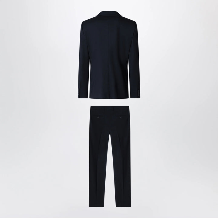 Dolce&amp;Gabbana - Blue stretch wool single-breasted suit