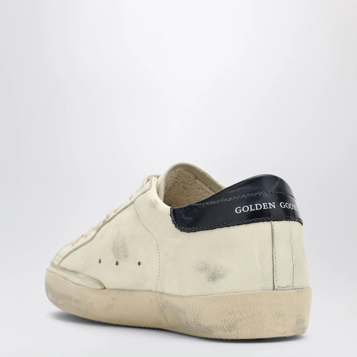 Golden Goose - Super-star beige/blue low Sneakers