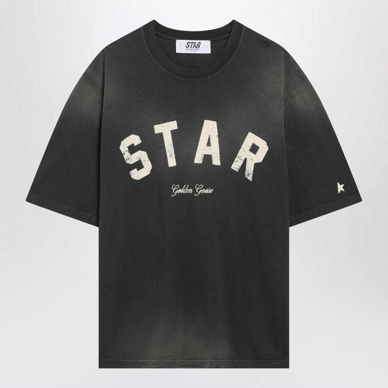 Shirts & Tops Golden Goose - Black vintage-effect Star T-shirt - S Brand