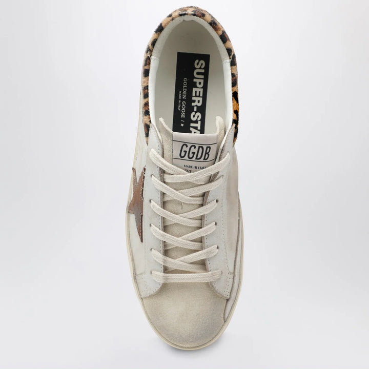 Golden Goose - Super-Star beige Sneakers with pony hair details