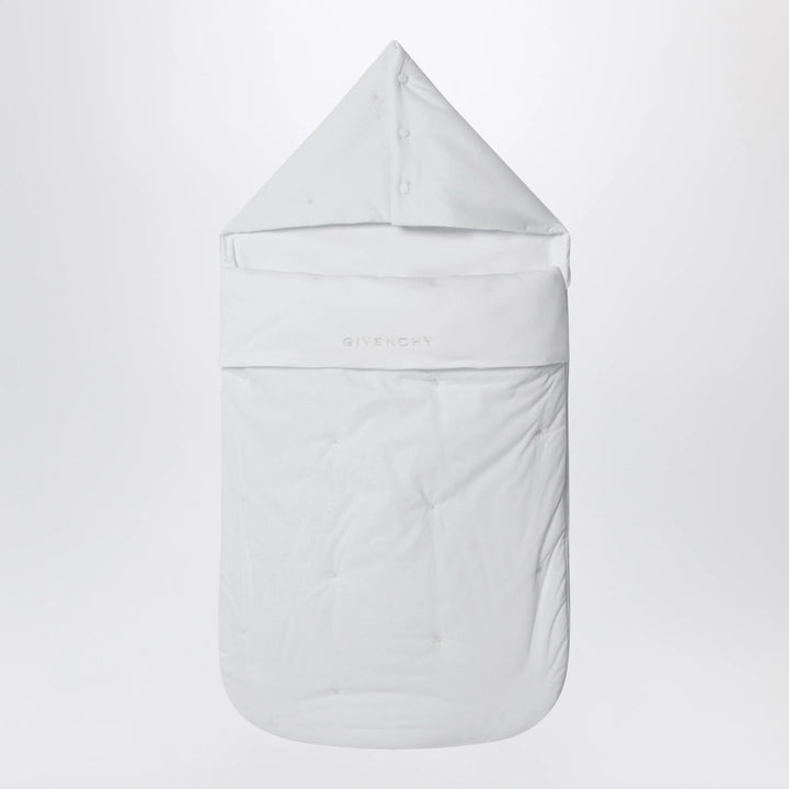Givenchy - White sleeping bag with embroidered logo