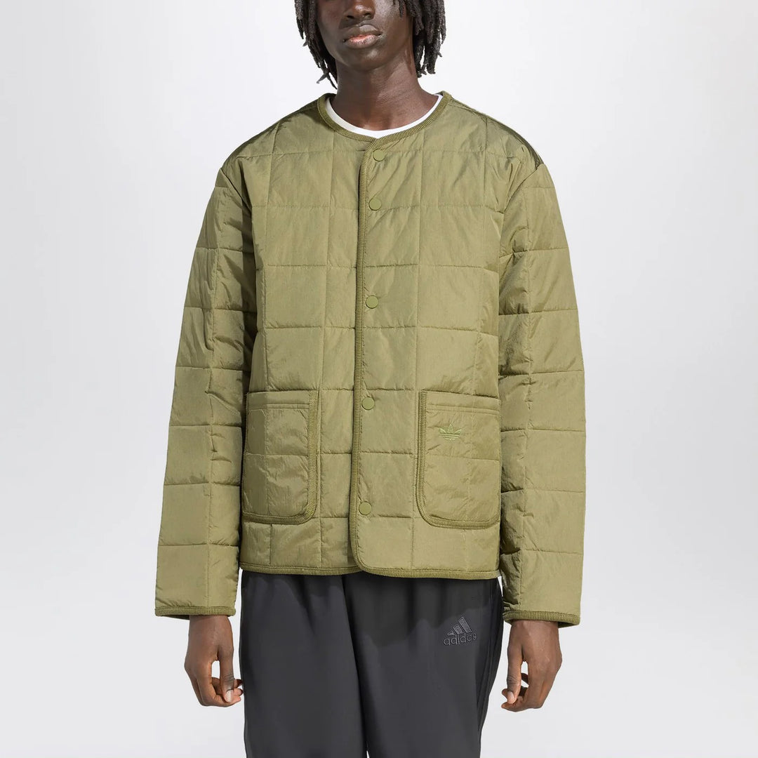 adidas Originals - Green quilted jacket
