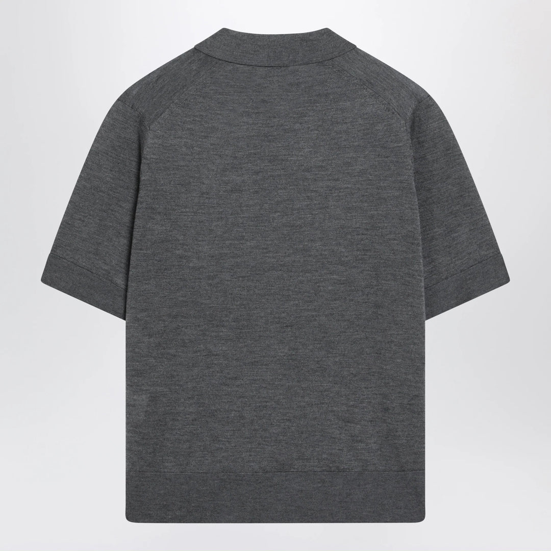 LouLou De Saison - Grey Migo Fluid Cashmere Polo