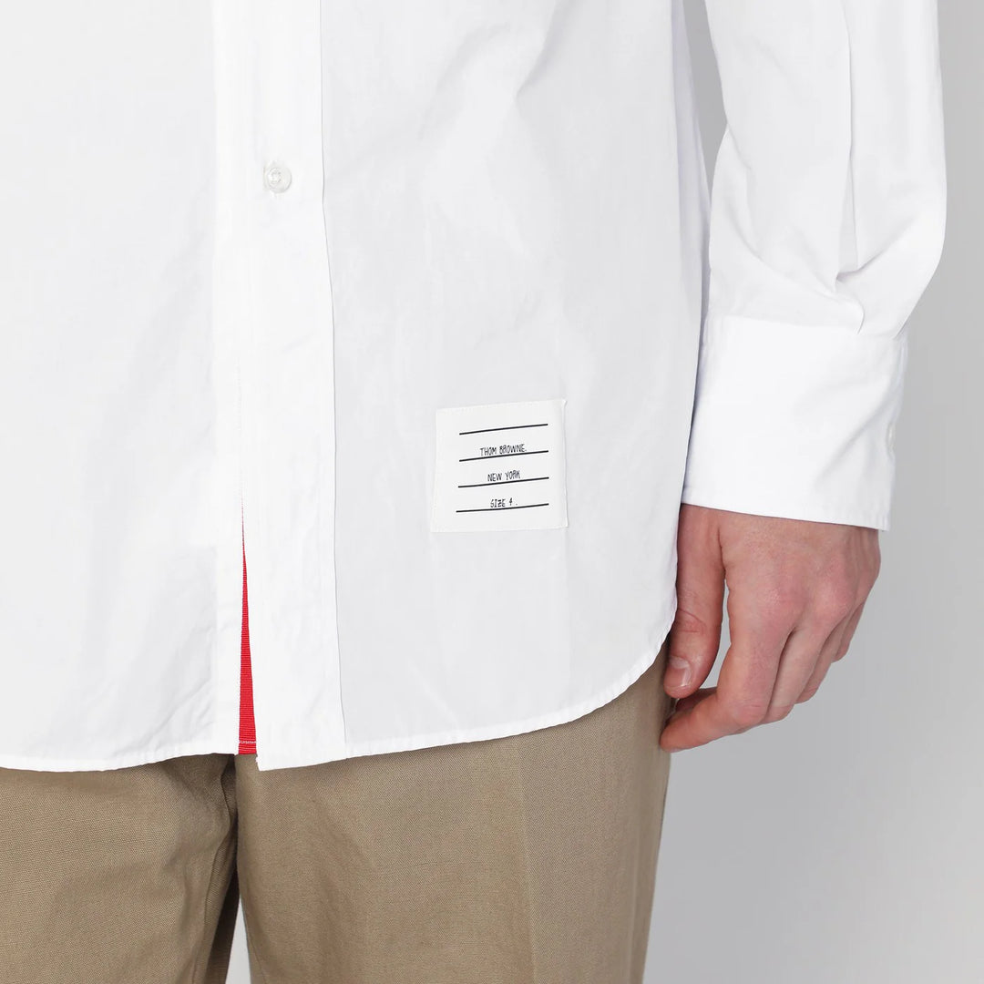 Thom Browne - White button-down cotton shirt
