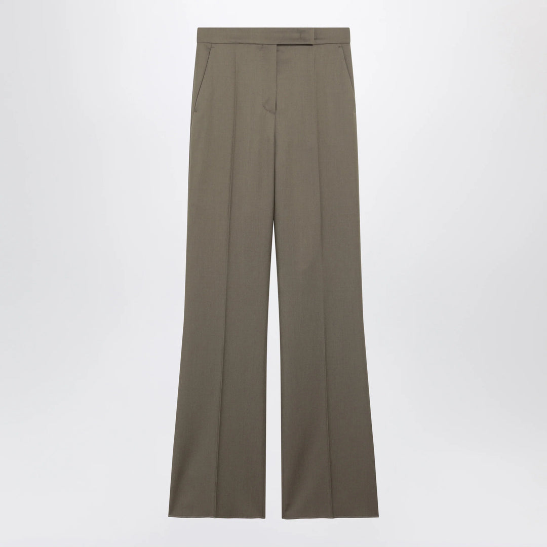 Max Mara - Camel Wool Gabardine Trousers