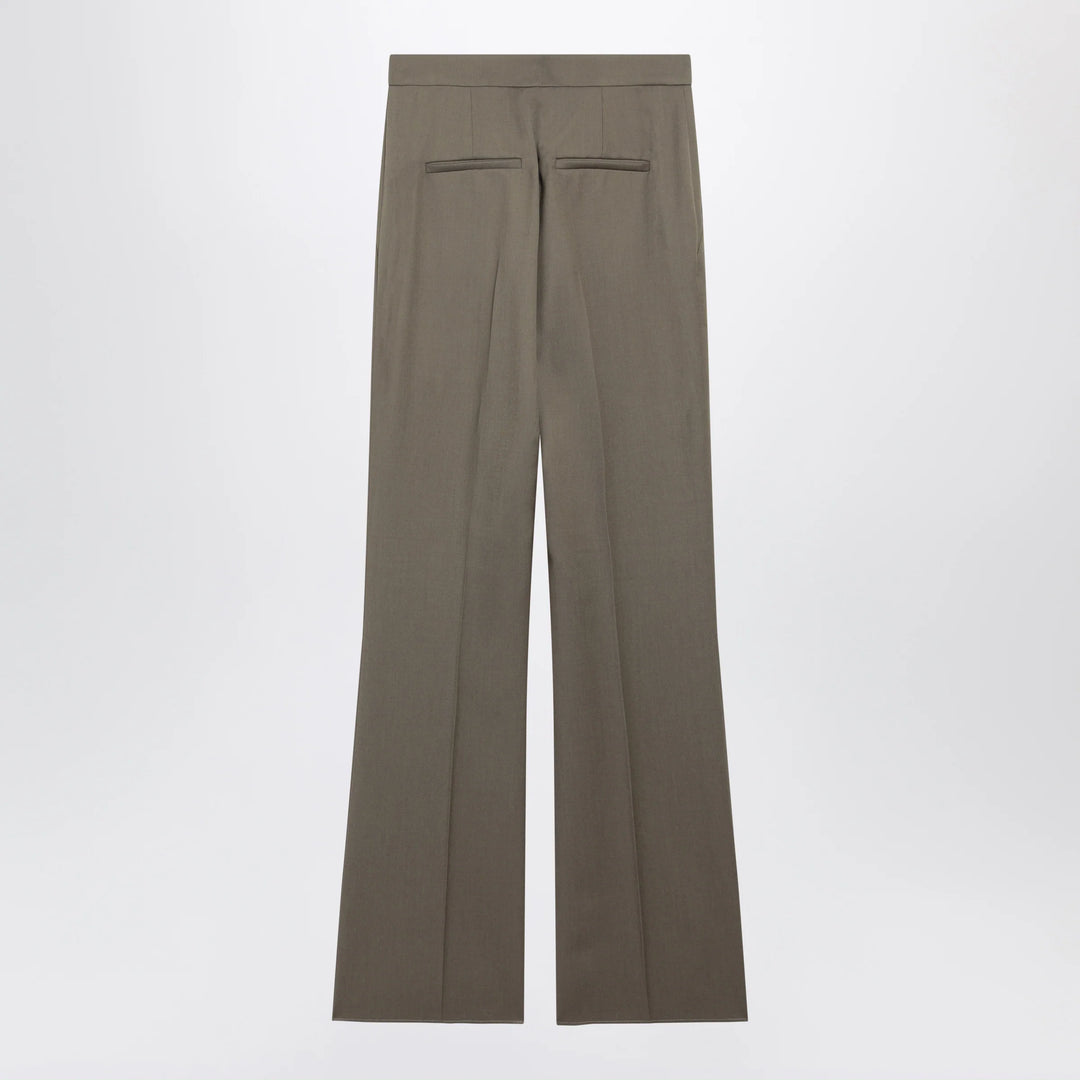 Max Mara - Camel Wool Gabardine Trousers