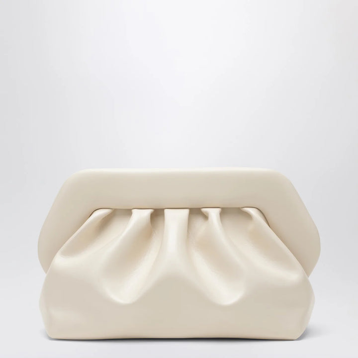 THEMOIRè - Large Tia clutch in butter color