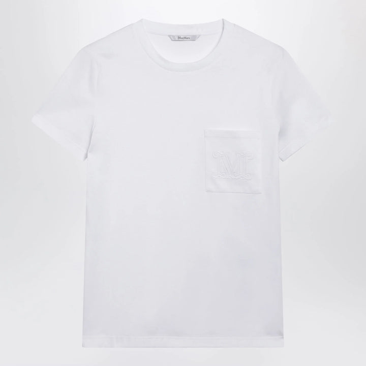 Max Mara - White cotton jersey T-shirt