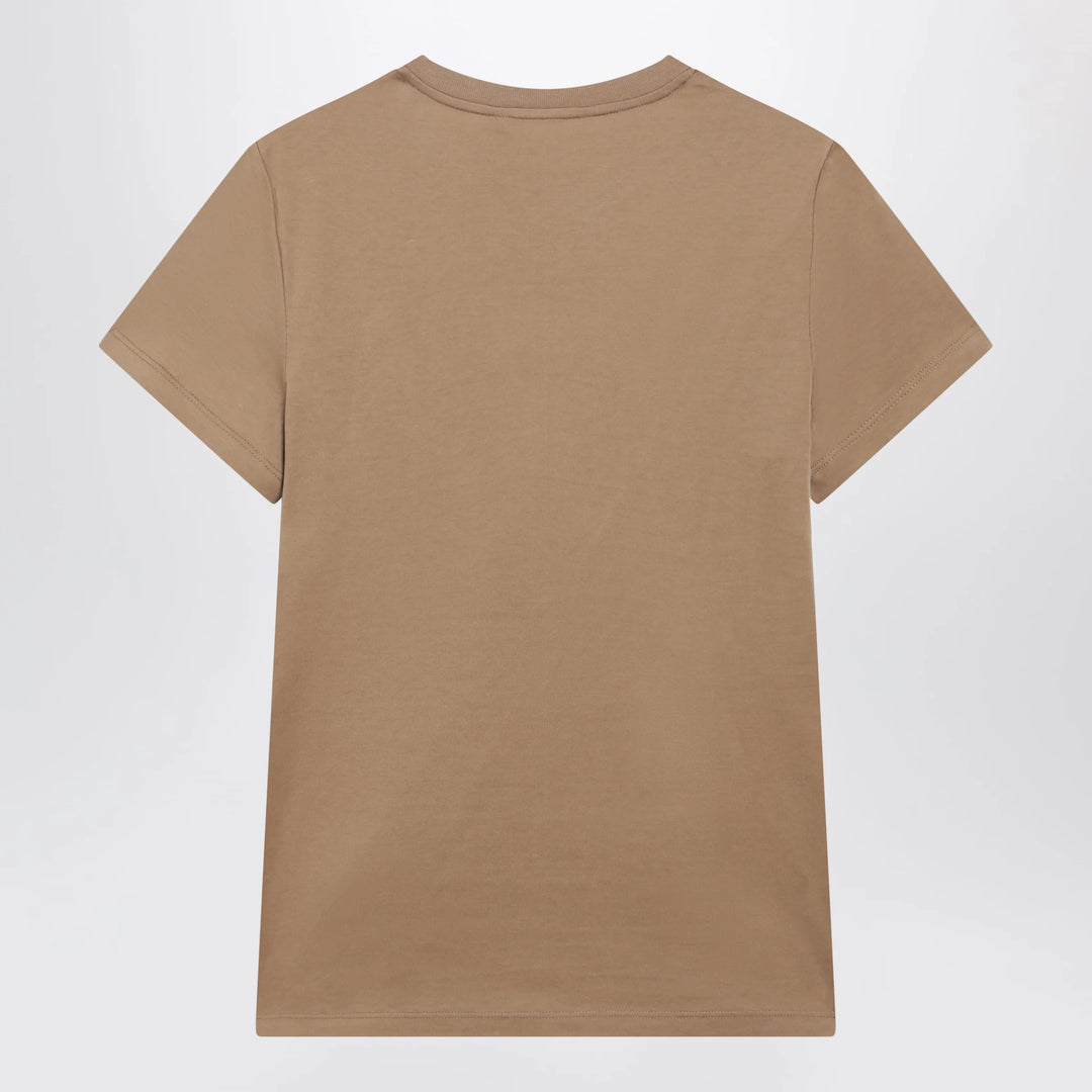 Max Mara - Camel cotton jersey T-shirt