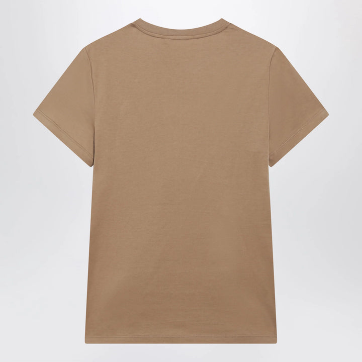 Max Mara - Camel cotton jersey T-shirt