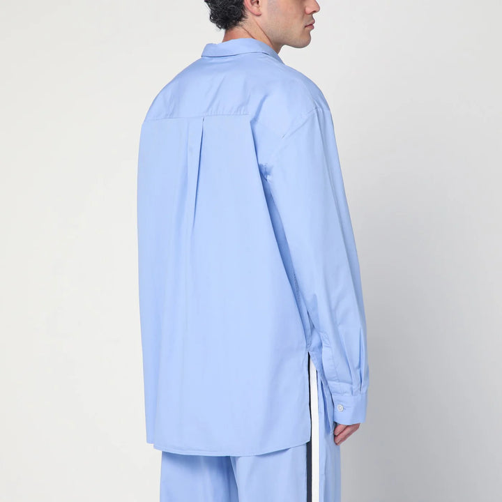 Tekla - Cornflower blue pyjama shirt