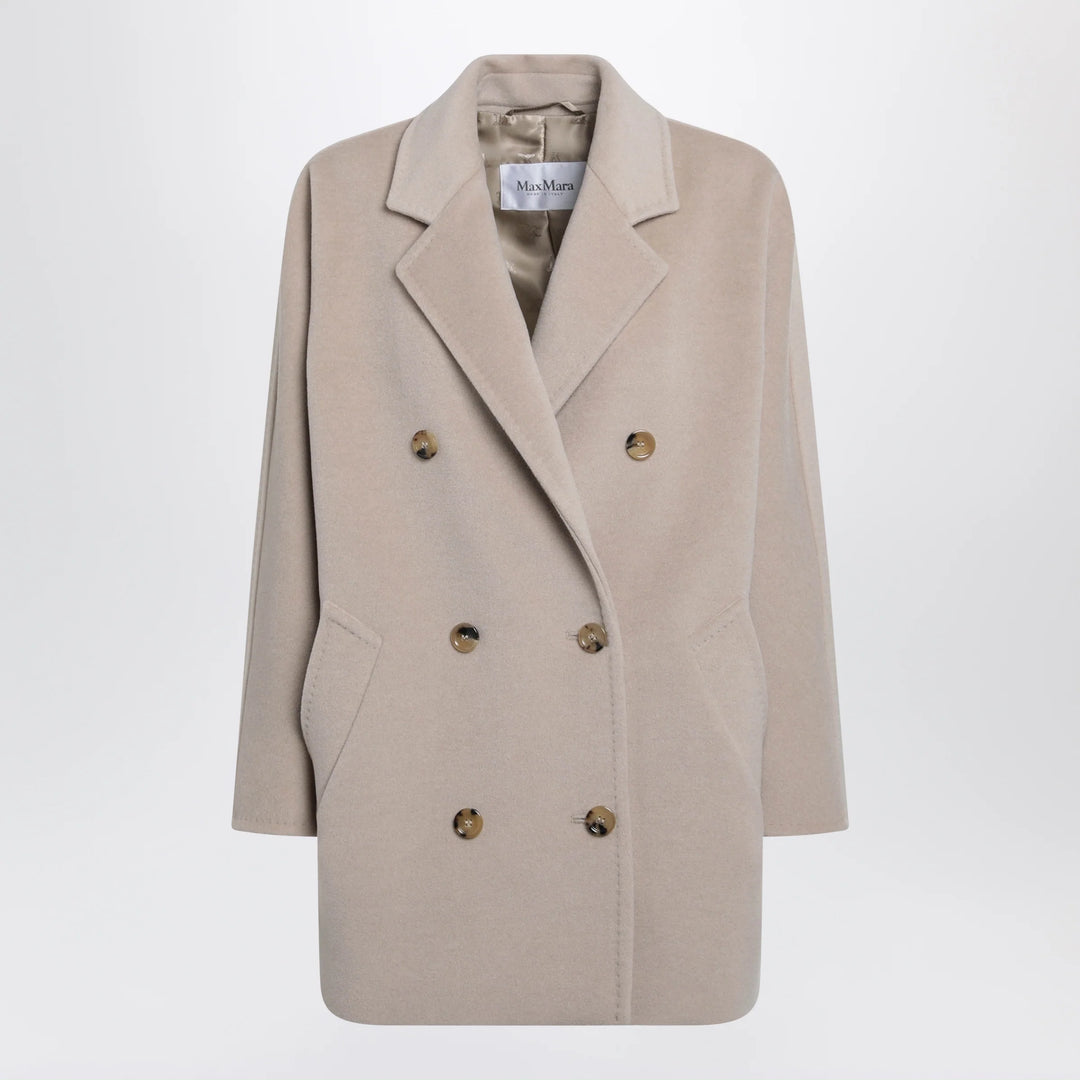 Max Mara - Short 101801 Icon Coat in light beige