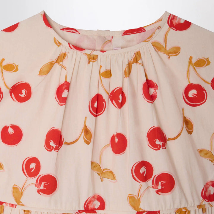 Bonpoint - Leontine écru dress with ruffles