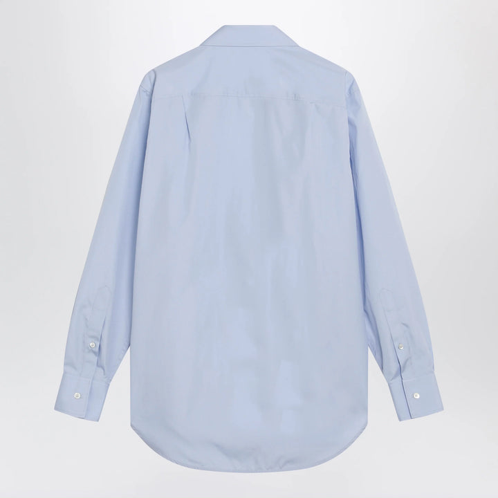 Maison Margiela - Light blue blouse with folded collar
