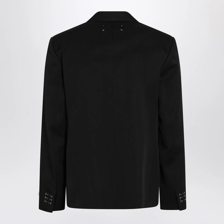Maison Margiela - Black wool single-breasted jacket