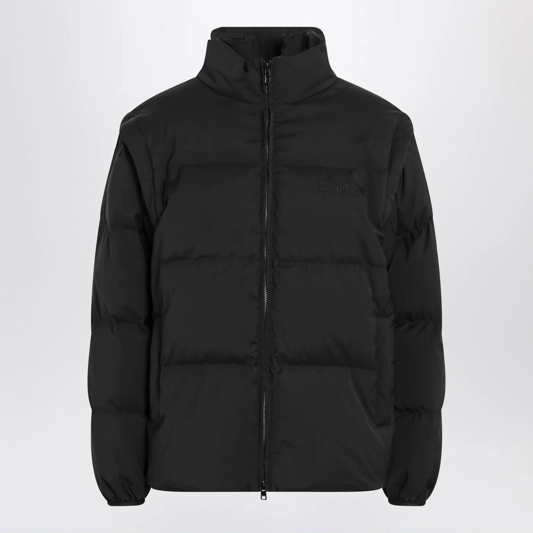 MM6 Maison Margiela - Transformable padded black jacket