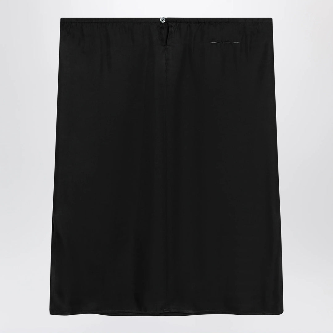 MM6 Maison Margiela - Black skirt in acetate blend