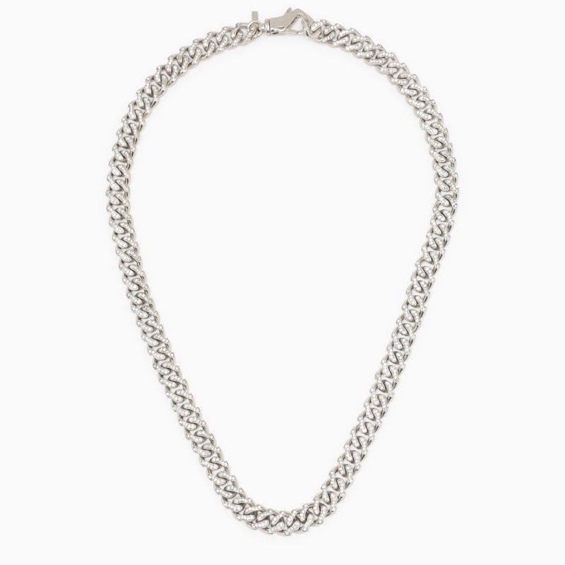 Jewelry Emanuele Bicocchi - 925 silver chain necklace with crystals - One size Brand