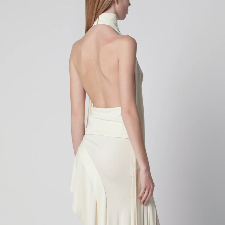 Francesco Murano - White backless top