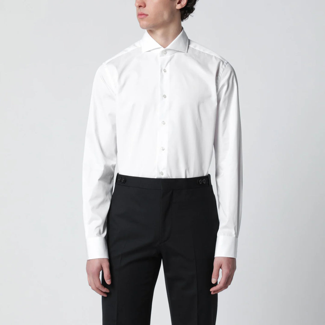 XACUS - Travel Tailor Fit shirt white