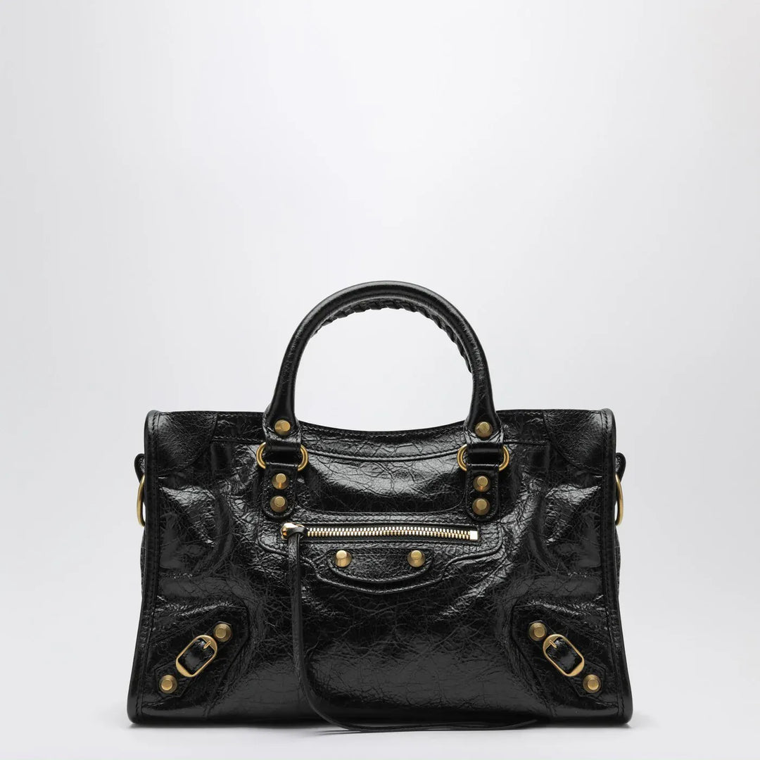 Balenciaga - Le City small bag in black/antique gold Brand Apparel & Accessories TU