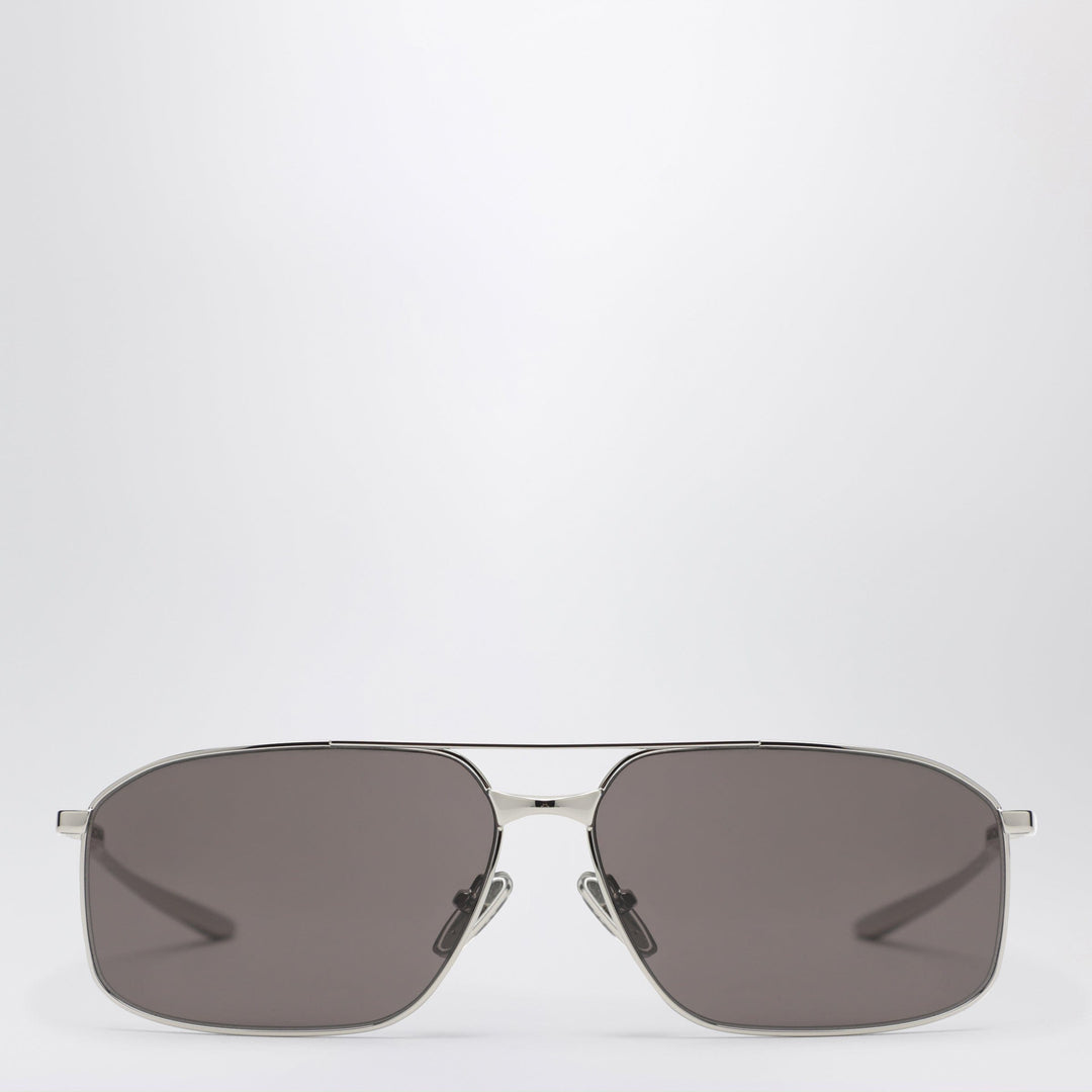 Apparel &amp; Accessories TU Balenciaga - Rectangular Silver/Black sunglasses Brand