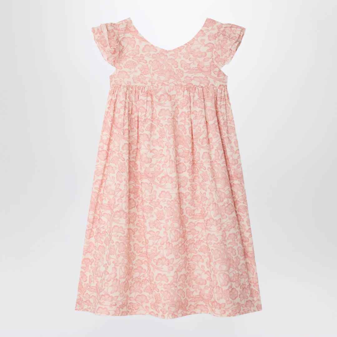 Bonpoint - Galantine pink voile dress with floral print Brand Apparel &amp; Accessories 4