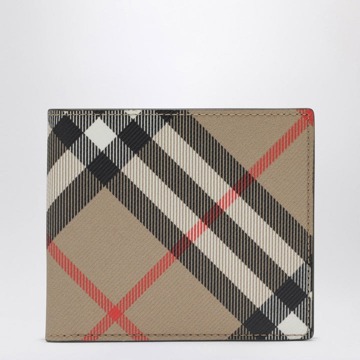 Apparel &amp; Accessories TU Burberry - Beige Check-pattern wallet Brand
