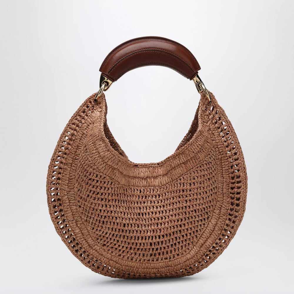 Chloé - Borsa Hobo Summer Banana in rafia beige Brand Apparel & Accessories TU