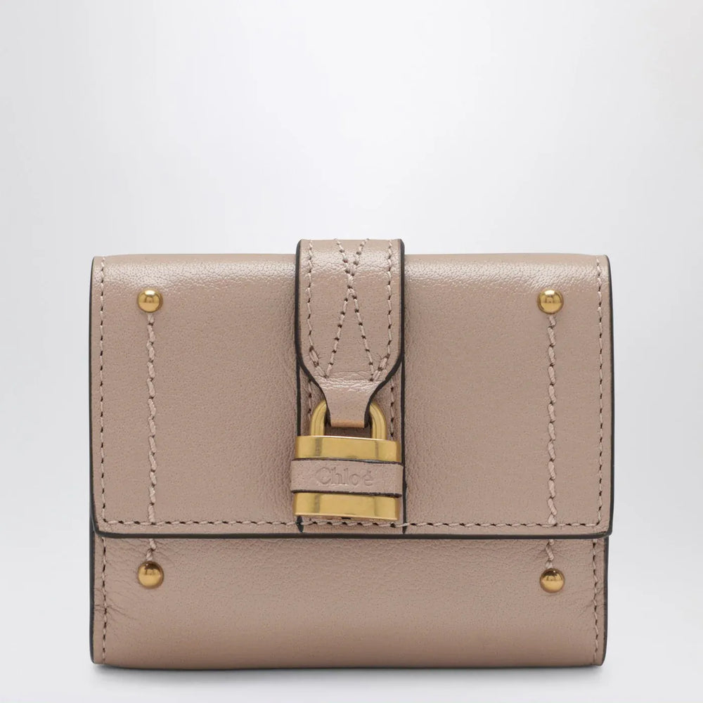 Chloé - Mini pink Paddington trifold leather wallet Brand Apparel & Accessories TU