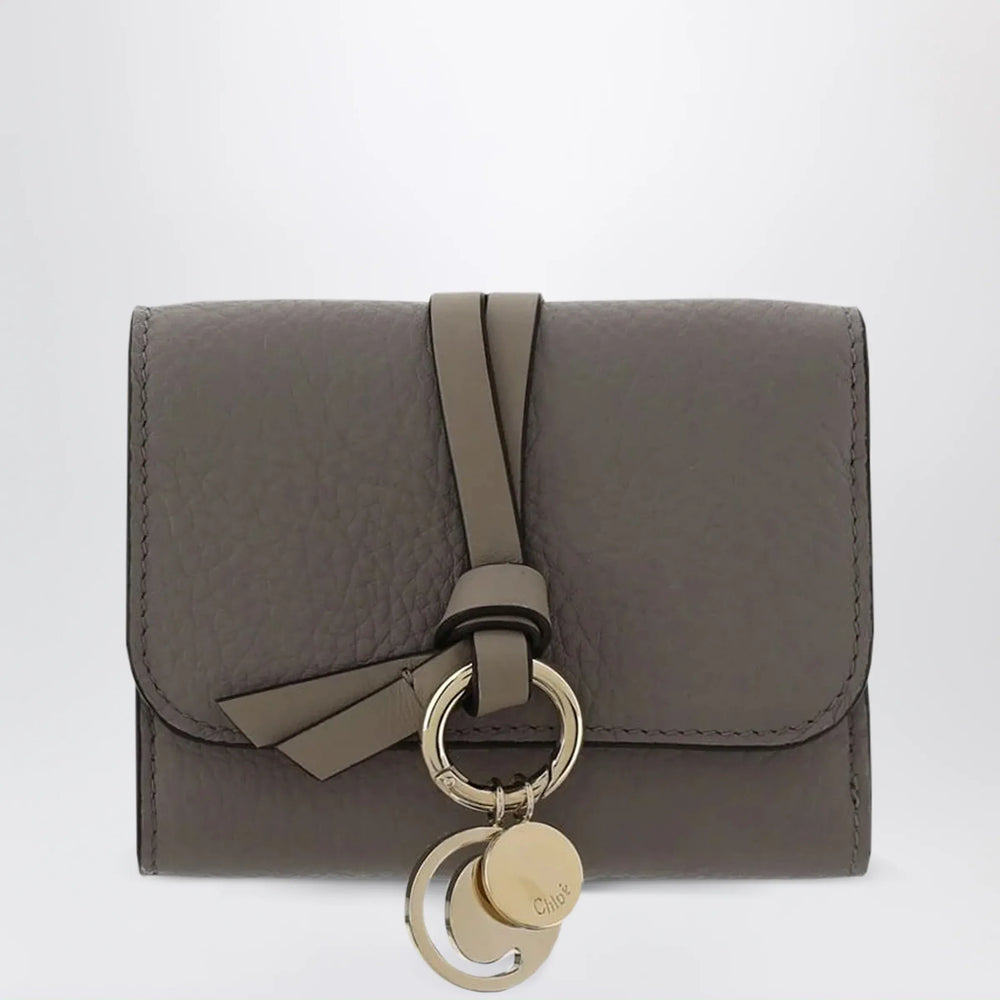 Chloé - Small Alphabet trifold wallet grey Brand Apparel & Accessories TU