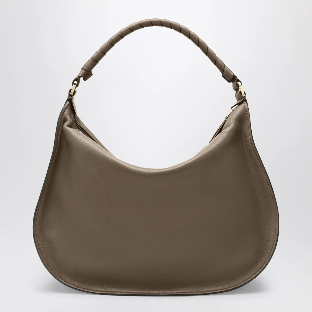 Chloé - Taupe Marcie shoulder bag in leather Brand Apparel &amp; Accessories U