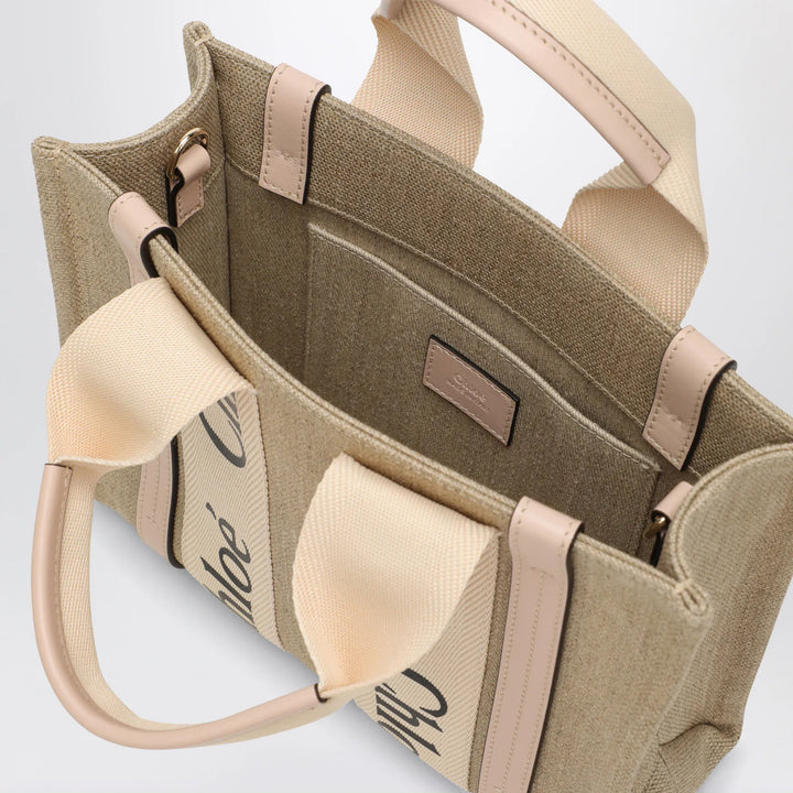 Chloé - Woody little bag in beige canvas Brand Apparel &amp; Accessories U