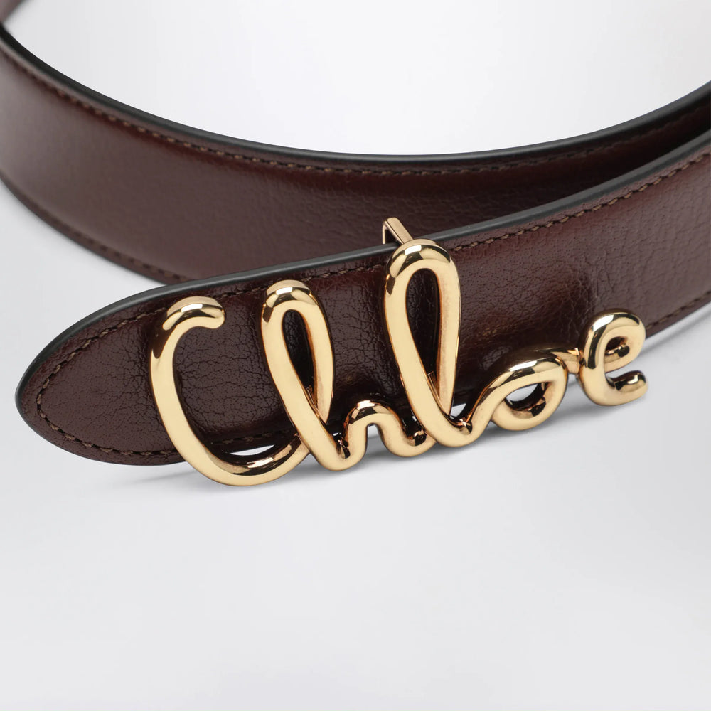 Chloé - Brown The Chloé Iconic Belt Brand Apparel & Accessories > Clothing Accessories > Belts