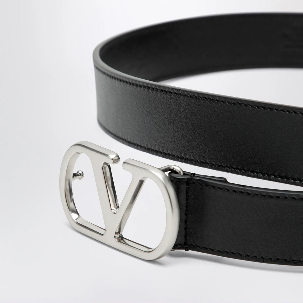 Valentino Garavani - Black VLogo Signature belt Brand Apparel & Accessories > Clothing Accessories > Belts